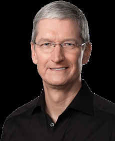 Apple Inc chief executive Tim Cook's
